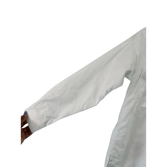 Eileen Fisher White Basic Full Button Coastal Grandma Lagenlook Jacket XXS - Picture 7 of 12